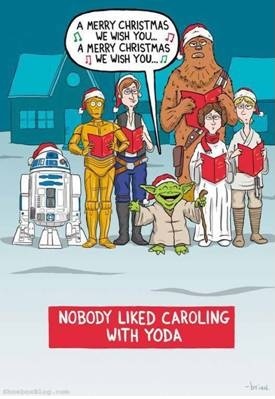 Caroling with Yoda